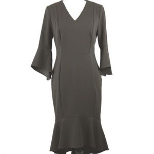 Black Midi Dress by Calvin Klein Size 6